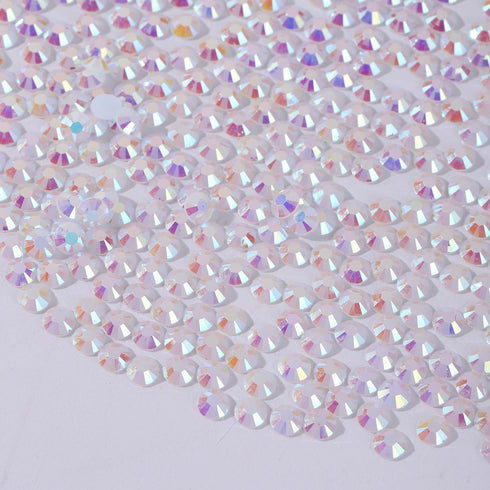 4000pcs Resin AB Flatback Rhinestones for Nails Art Crafts Glitter 2/3/4/5/6mm Round Jelly Rhinestones in A Box with Pickup Pen,Gems Crystals for ...