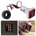 3pcs 3 in 1 60-500V 0-100A AC Digital Ammeter Voltmeter, 22mm Square Digital Tube Screen with Transformer, LED Display Voltage Detector Current Te...