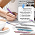 Jxueych 7 Pcs Funny Ballpoint Pen Set Gift for Coworker, Days of The Week Daily Glitter Pen, Black Ink Medium Point 1.0 Mm Smooth Writing...