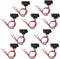 Oyviny 10PCS 3 Prong Pigtail Harness Connector, Right Angle 3 Wire Plug 20AWG for Truck Stop Turn Tail Brake Backup Trailer Light, Fit for Sealed ...