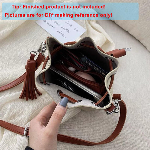 Shoulder Bag Acrylic Template Leather Pattern Acrylic Leather Pattern Leather Templates for Bucket Shoulder Bags...