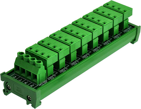 OONO Whole House Audio Stereo 8-Zone Speaker Distribution Module with DIN Rail Mount Carrier...