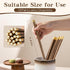 Chopsticks Reusable, Wooden Lucky Chopsticks Non-Slip, Chop Sticks Dishwasher Safe, Chinese Round Cooking Chopsticks for Sushi, Pasta, Asian Cuisi...