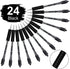 Vitoler 24 Pcs Gel Pens,0.7mm Retractable Medium Point Pens,Smooth Writing Black Gel Ink Pens with Comfortable Grip for Office Home School Supplie...