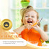 6 Pieces Toddler Utensils Baby Spoon Fork Set Toddler Flatware Set with Travel Case Baby Feeding Training Spoons Forks with Cute Cartoon Handle St...