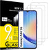 NEW'C Pack of 3 Tempered Protective Glass for Samsung Galaxy A34 5G, Scratch-Free, 9H Hardness, HD Screen Protector, 0.33 mm Ultra Clear, Ultra Re...