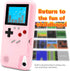 LucBuy Game Console Case Compatible for iPhone XR, Retro Protective Cover Self-Powered Case with 36 Small Games, Full Color Display, Shockproof Vi...