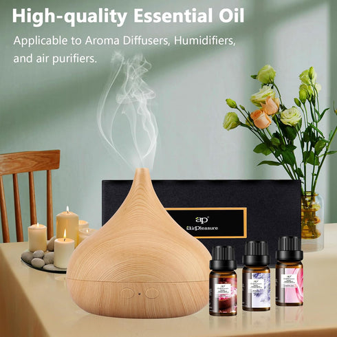 Floral Essential Oil Set, 6x10ml Aromatherapy Gift Kit for Diffuser, Humidifier, DIY Candle, Air Purifier...