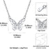 ChicSilver 925 Sterling Silver Butterfly Necklace Dainty Cute Butterfly Pendant Necklace for Women Minimalist Everyday Jewelry Christmas Gift...
