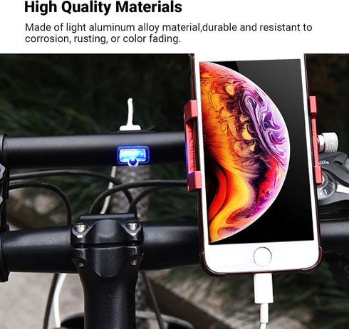 Himiway USB Rechargeable Bike Handlebar Extender,7.87in Bicycle Handlebar Extension and a Built-in 4000mAh Bike Phone Charger, for Holding Bicycle...