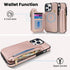 Delidigi for iPhone 14 Pro Max Case Wallet with Card Holder Compatible with Mag-Safe, Flip PU Leather Zipper Pouch Wallet Case for iPhone 14 Pro M...