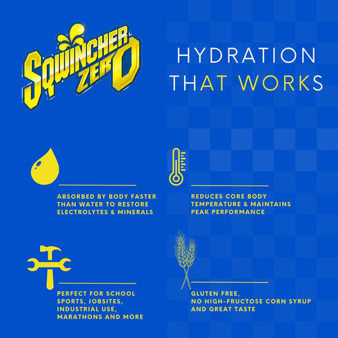 Sqwincher Drink Activity 20Oz Yield Mixed Berry Zero Powdered -1 Pack of 50...