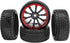 1/10 RC Drift Tire Hard Plastic Tires & 12mm Hex Hub Wheel Rims Compatible with Traxxas HSP Tamiya Kyosho Himoto HPI Redcat MST 1/10 On-Road RC Dr...