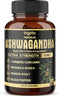 5in1 Premium Ashwagandha Capsules - Added Turmeric, Rhodiola Rosea, Ginger, Black Pepper - Strength, Spirit & Immune Support - 180 Caps for 6 Mont...