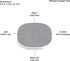 Novo Wireless Charger Pad | 15 Watt Fast Charger | Linen Style Gray Fabric | for iPhone 15/14/13/12/11 Series/Samsung S23, AirPods & More...