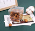dedoot Clear Acrylic Boxes with Lid, 4 Pack 3.3x3.3x3.3 Inch Clear Acrylic Plastic Square Cube Small Acrylic Storage Containers for Favors, Sweets...