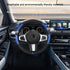 AUCELI Car Steering Wheel Cover, Leather Vehicle Steering Wheel Protector for Men Women, Anti-Slip Comfortable Grip, Breathable Automotive Accesso...