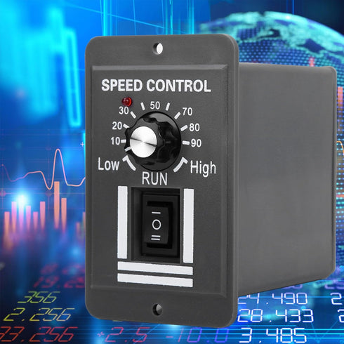 12V-60V/20A DC Motor Speed Controller, 12v Fan Speed Controller, Forward/Reverse Electric Motor Speed Regulator, Suitable for DC Brush Motor...