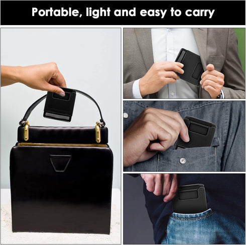 6Pcs Foldable Cell Phone Stand, Multi-Angle Pocket Phone Stand Portable Universal Desk Stand for All Mobile Smart Phone Tablet Display......