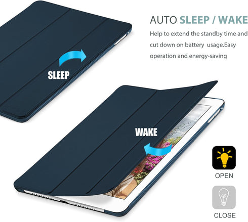 ProCase Smart Case for iPad mini 4th Generation(2015 Model), Lightweight Cover with Auto Sleep/Wake for iPad mini 4 -Navy...