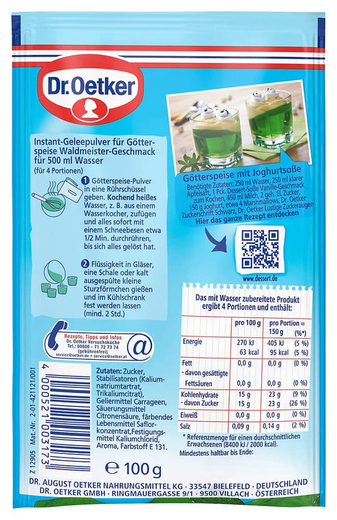 Dr. Oetker Goetterspeise Waldmeister...