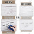 White Wood Bulletin Board Roll Reusable Waterproof Erasable Bulletin Board Fade Resistant Wrinkle Resistant Poster Non-woven Fabric Bulletin Board...