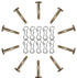Neryera(10 Pack) Package 10 Pieces of 738-04124 Shear pins and 714-04040 Cotter pins for Cub Cadet MTD Troy Bilt Snow Throwers...