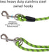 Long Dog Leash for Dog Training 10FT/16FT/30FT/50FT/100FT, Reflective Threads Check Cord Dog Leash, Heavy Duty Dog Lead for Large Medium Small Dog...