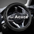GIANT PANDA Steering Wheel Cover for Acura RDX and MDX, Car Steering Wheel Cover for Acura TLX and TL - Black...