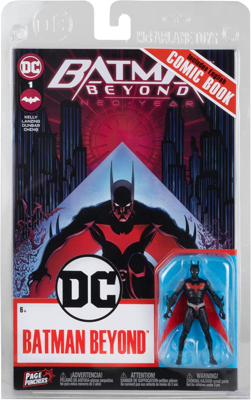 McFarlane Toys - DC Direct Page Punchers Batman Beyond 3in Figure with Neo-Year Comic...