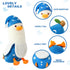 PEACH CAT Cute Long Banana Duck Plush Pillow Toy Cute Duck Plushie with Nightcap Duck Stuffed Animal for Kids White and Blue 19.7"...