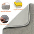 2Pack Large Dish Drying Mat for Kitchen Counter,24 x 17 Inch Microfiber Absorbent Dish Drying Pad,Large Size Dishes Drainer Mats for Countertops,S...