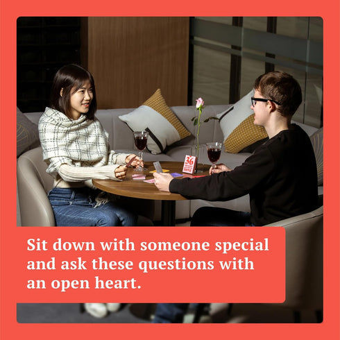 36 Questions to Fall in Love - Perfect Couples Games - Date Night Ideas - Romantic Love Games - Relationship Card Games - Date Deck for Couples Ac...