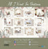 Papers For You - Mini Scrapbooking and Craft Paper Kit | "All I Want For Christmas" Collection | Includes 24 Double Sided Papers with Different De...
