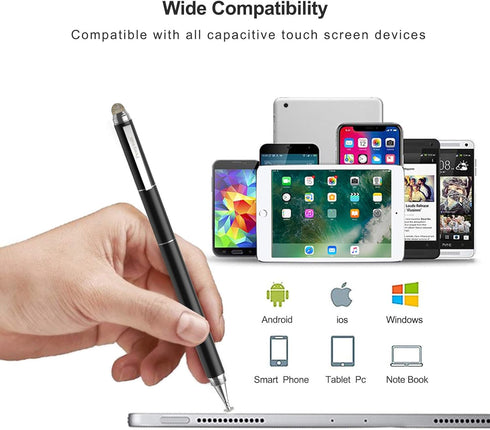 Penyeah Stylus Pen, 4 in 1 Disc Stylus Pens for Touch Screens, High Precision and Sensitivity Universal Capacitive Stylus, Stylist for Tablets,iPh...