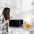 Microwave cool plate and spillover caddy with handles. For bowls, plates and microwave meals. BPA free...