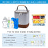 Breast Milk Cooler Bag with Ice Pack Fits 4 Baby Bottles Up to 9 Ounce, Baby Bottle Bag Great for Nursing Mom Daycare, Strap...