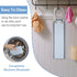 Double-Sided Back Scrub, 37.4 Inch Exfoliating Back Scrubber with Handles Washcloth for Shower Blue Exfoliator Body Scrub Towel Exfoliator Bath To...