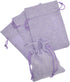 20pcs Burlap Bags with Drawstring 3.9 x 5.5 inch, Linen Gift Bags Jewelry Pouches Sachets for Christmas Wedding Party Favor (Light Purple)...