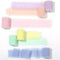 6 Rolls Handmade Fringe Chiffon Silk Ribbon 1.5" x 3 Yd Colorful Ribbon for Wedding Invitations, Bridal Bouquets, Gifts Wrapping, DIY Crafts (Maca...