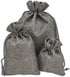 12-Pack 5.5x7.75 Natural Burlap Gift Bags w. Drawstring (Cool Grey, Medium) for Party Favors, Presents or DIY Craft by TheDisplayGuys...