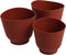 Norpro Silicone Bowl Set 3 Piece Red 1019R...