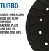Mercer Industries 326005-5" x 5/8"-11 Turbo Backing Pad for Fibre Discs...