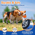 Dog Toy Balls Indestructible Dog Tennis Ball for Aggressive Chewers, 3 Inch Durable Teething Chew Toys Water Toy Interactive Outdoor Fetch Balls f...
