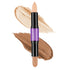 CCbeauty 2-IN-1 Matte Contour Stick Makeup,Cream Dual Highlighter Bronzer Stick, Highlighting & Contouring Kit, Highlight Concealer Sticks for Fac...