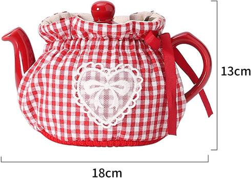 Tea Cosy,Creative Kitchen Tea Pot Dust Cover,Teapot Cozy Breakfast Warmer,Tea Pot Cover Insulation and Keep Warm,Tea Kettle Quilt for Home Kitchen...