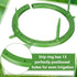 4 Set Hydro Halo Water Ring 5" W 3 Leg Support Drip Emitter Drip Ring with Built in 1/8 in Barbed Inlet Fitting 3 Removable Stakes for Grow Media ...