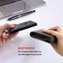 Wallet for Men, Premium Microfiber Leather Bifold Mens Wallet with ID Window RFID Blocking with Gift Box Packaging (Carbon Black)...