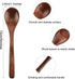 Patelai 12 Pcs Small Wooden Spoons 5 Inch Honey Spoons for Tea Mini Wood Tasting Spoons for Cooking Little Tiny Wooden Eating Serving Spoons for D...
