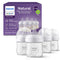 Philips Avent Natural Baby Bottles with Natural Response Nipples (Slow Flow, Flow 2), 4oz, 4-Pack, SCY900/04...